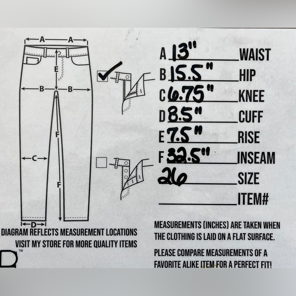 Miss Me Bootcut Jeans Size 26 Embellished Pocket Mid Rise Stretch Denim - Picture 11 of 15